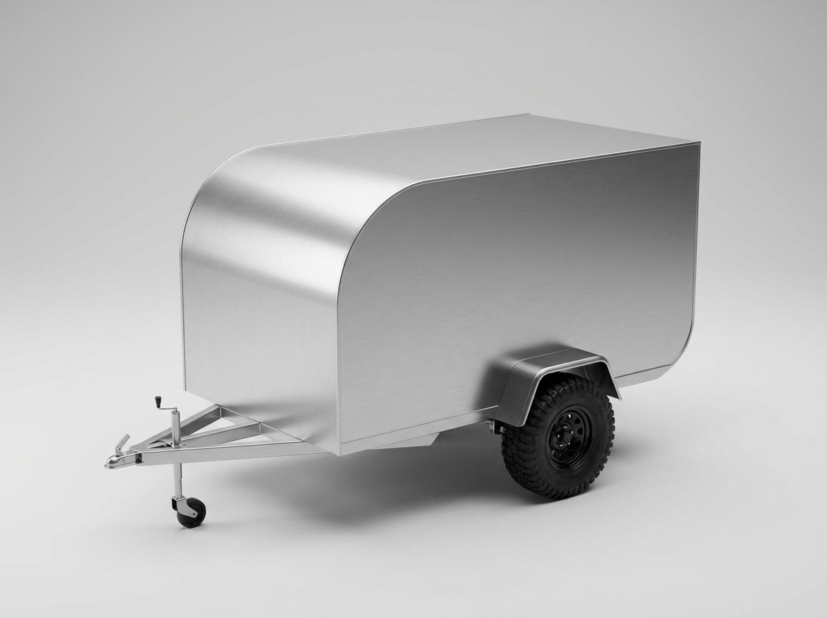 U-shape flat roof three-quarter