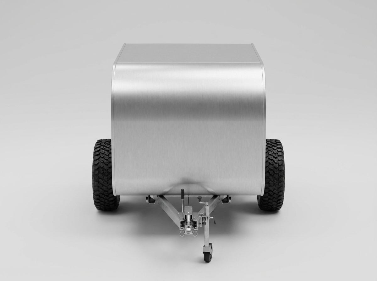 U-shape flat roof front