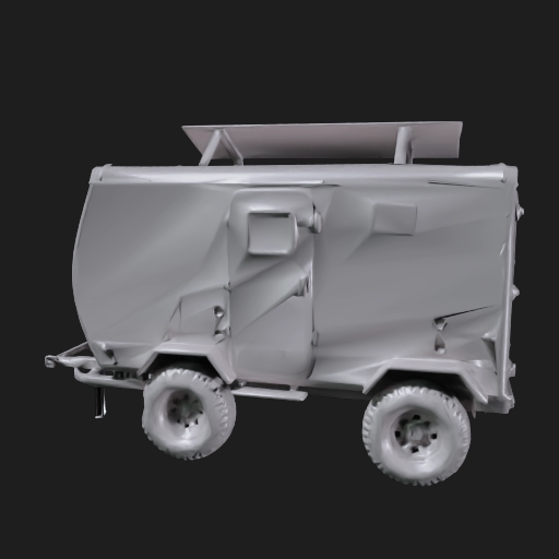 Rejected first-pass mesh